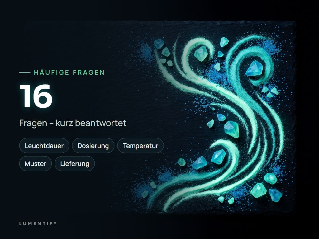 Infografik Häufige Fragen: 16 – Fragen – kurz beantwortet