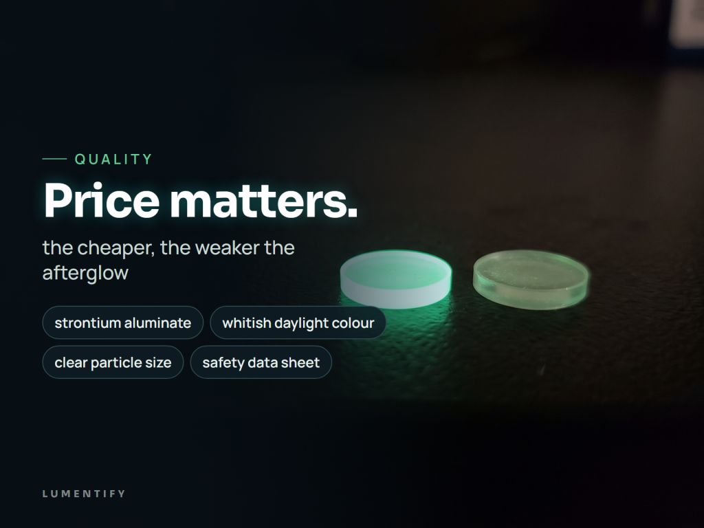 Infographic Quality: Price matters. – the cheaper, the weaker the afterglow